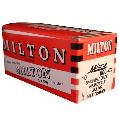 7/16"-27 UNS Single Head Grip Air Chuck | Milton Industries — Milton ...