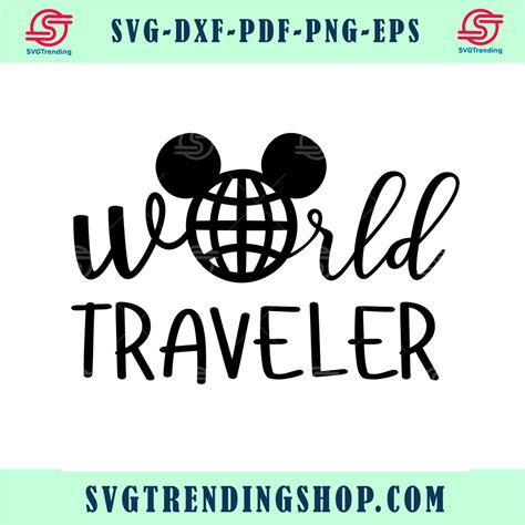 World Traveler Svg Trending Svg, Disney Svg, Epcot Svg | Epcot shirts ...