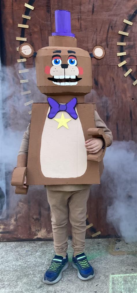 Five Nights at Freddys Costume - Rock Star Freddy Meets Lego Man