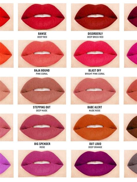 Lips | Lipstick shades, Matte lipstick shades, Latest lipstick