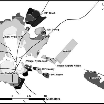 Map of Sudan showing Nyala, Darfur. | Download Scientific Diagram