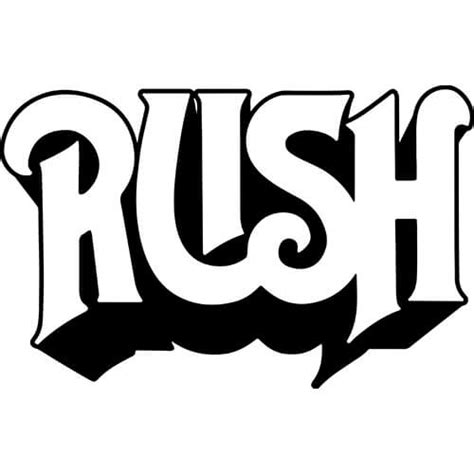 Rush Decal Sticker - RUSH-BAND-LOGO-DECAL - Thriftysigns