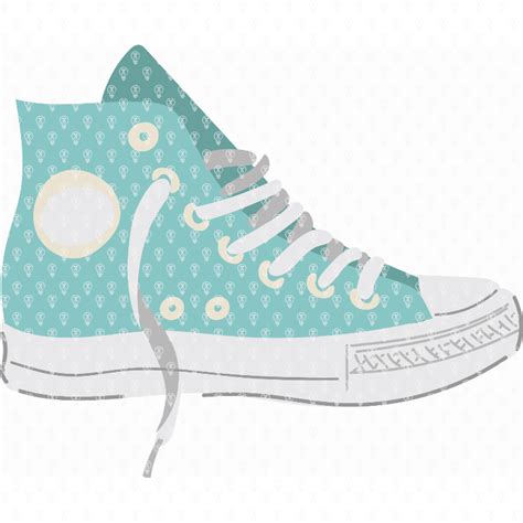 Converse shoe - light blue - Makers Gonna Learn