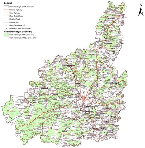 Jaipur District Map - View Jaipur District Road Map of Jaipur District