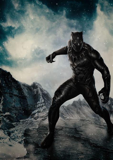 Black panther Movie Poster | Black panther, Black panther movie poster ...