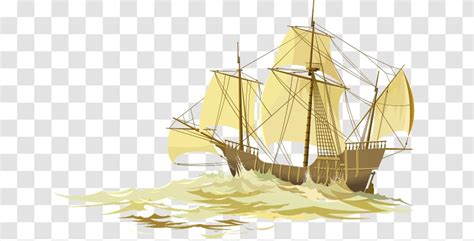 Ship Image Boat Clip Art - Schooner Transparent PNG