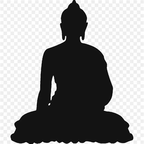 Buddhist Meditation Clip Art Buddhism, PNG, 1000x1000px, Meditation, Black And White, Buddhism ...