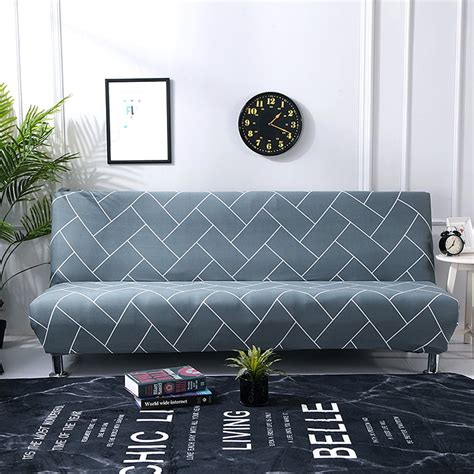 Hododo Printed Stretch Armless Sofa Futon Slipcover Couch Cover - Walmart.com