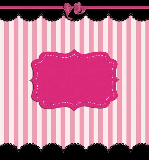 Pink Stripes With Fancy Border Free Stock Photo - Public Domain Pictures