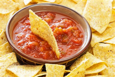 Chips And A Bowl Of Salsa Stock Photo - Download Image Now - iStock