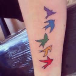 New bird rainbow tattoo. Birds Tattoo, I Tattoo, Tattoo Quotes, Butterfly Tattoos, Best Tattoo ...