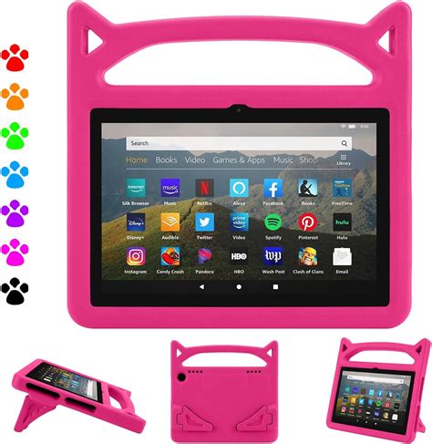 Amazon.com: Fire HD 8 Plus Tablet Case,Fire HD 8 Case (10th Generation ...