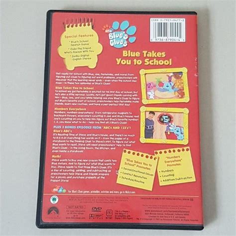 Nick Jr Blue's Clues - Blue Takes You To School!, DVD, Kids, Music ...