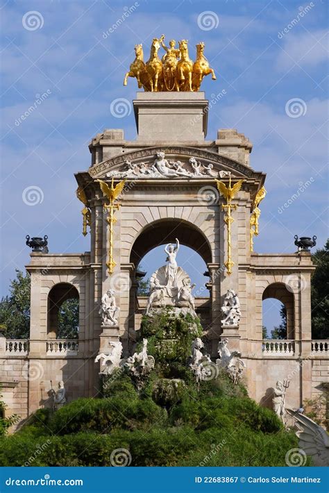 Barcelona Ciudadela Park stock image. Image of barcelona - 22683867