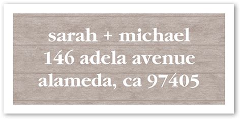 Minimal Rustic Address Label by Yours Truly | Wedding address labels, Address labels, Wedding ...