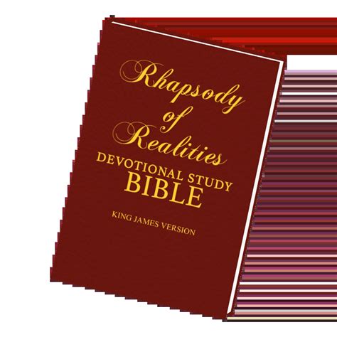 Rhapsody Of Realities Devotional Study Bible – Burgundy – Rhapsody Bibles