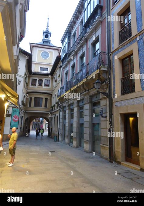 Oviedo, capital of Asturias, with a beautiful old town. Spain Stock Photo - Alamy