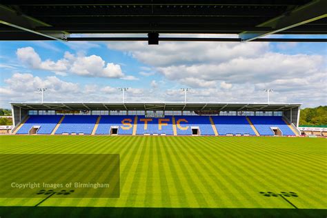 Images of Birmingham Photo Library Shrewsbury Town Football Club stadium, Shrewsbury, Shropshire ...