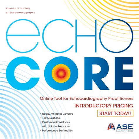 American Society of Echocardiography echoCORE 2023 – Course Medical Shop