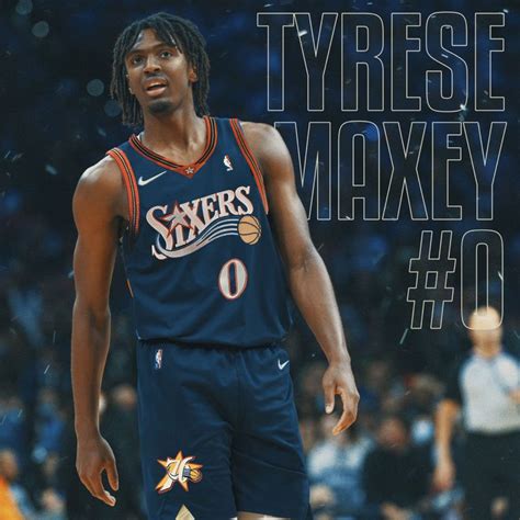 Tyrese Maxey Jersey Swap | Jersey, 76ers, Vision board health