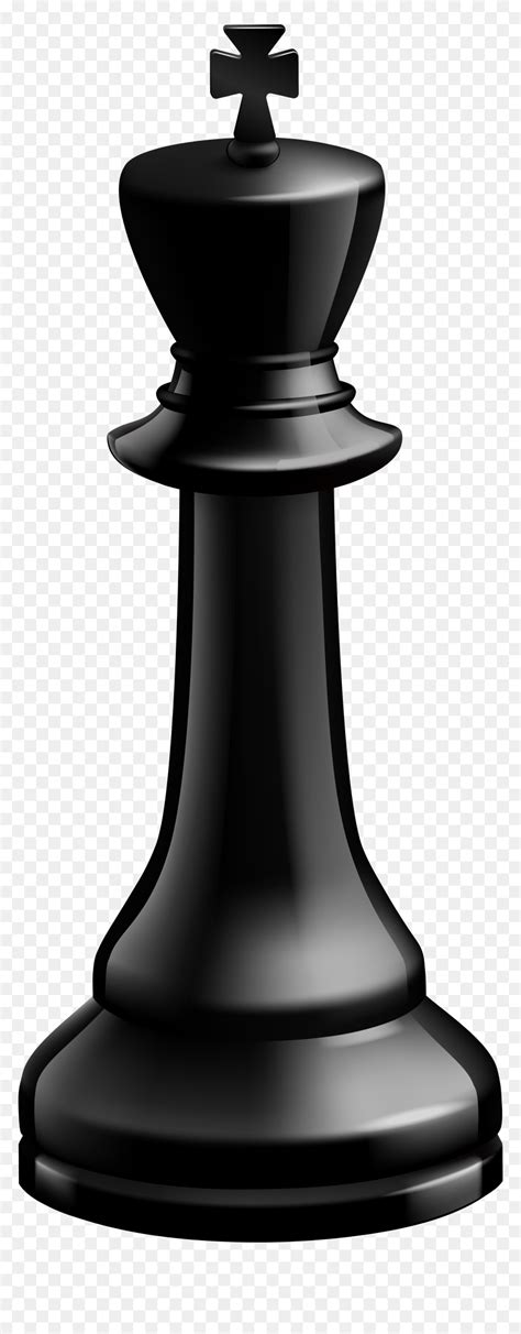 King Black Chess Piece Png Clip Art - King Chess Piece Png, Transparent Png - vhv