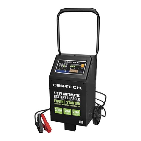 Centech Battery Charger 6/12v, 2/10/40/200 Musser Bros Inc, 47% OFF