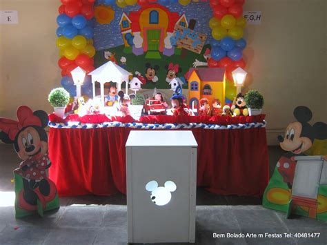 A Casa do Mickey Mouse - Bem Bolado Arte em Festas