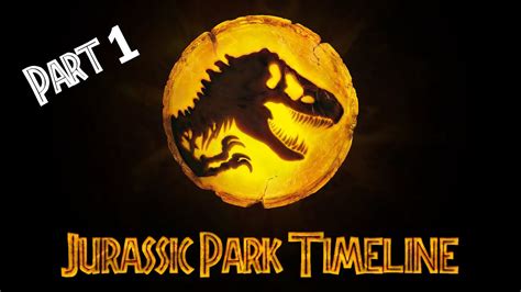 The Jurassic Park Timeline (Part 1) - YouTube