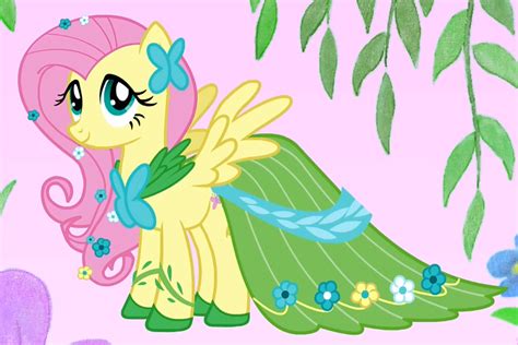 Image - Fluttershy in her gala dress crop S1E14.png - My Little Pony ...