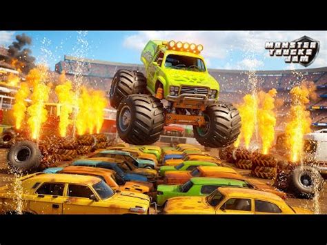 Monster Jam Adventurous Stunts: Monster Trucks INSANE Racing High-Speed ...