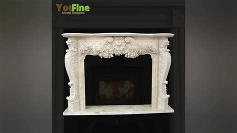 Old Fashioned Natural Handmade Marble Fireplace Mantel - Buy Marble ...