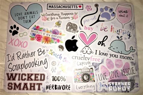 10 Completely Sticker-Covered Laptops | Sticker Robot Custom Stickers