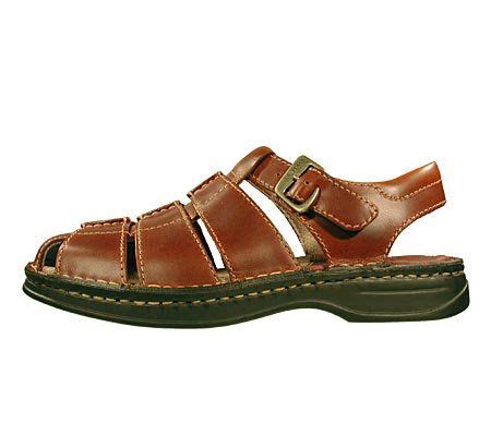 Eastland Women's Frisco Leather Closed Toe Fisherman Sandal — QVC.com