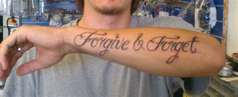 12 Nice Forgive Forget Wrist Tattoos