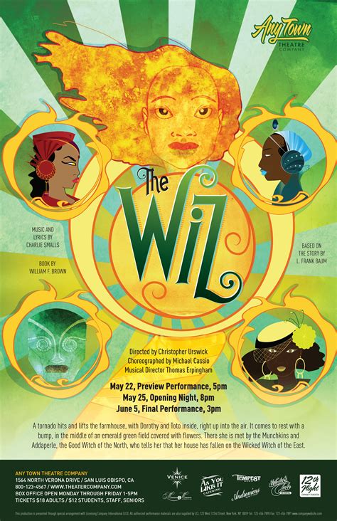 The Wiz Poster | Theatre Artwork & Promotional Material by Subplot ...