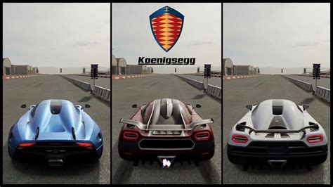 The Ultimate Koenigsegg Battle! | Regera vs ONE:1 vs Agera R | Forza ...