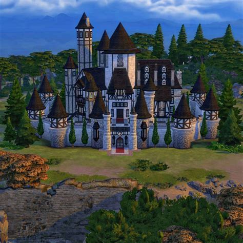 I built a windenburg inspired castle hope you like it!! : r/TheSimsBuilding