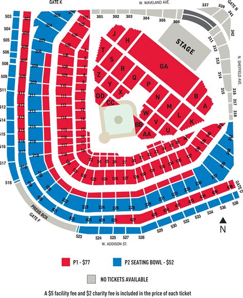 Wrigley Field Concert Seating Chart | amulette