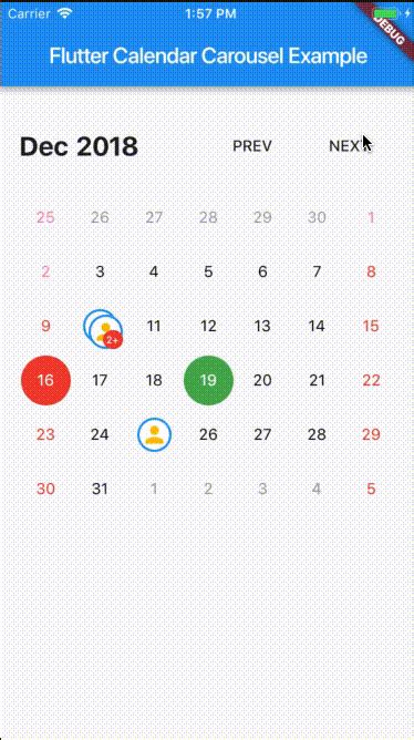 Flutter Swipeable Calendar - FlutterCore