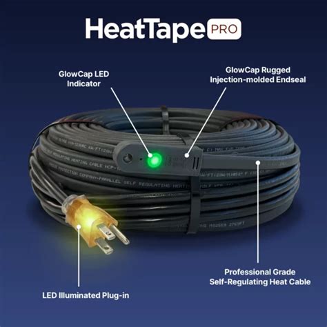 Heat Tape PRO Self-Regulating Heat Cable – Heat Cable Store