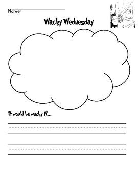 Wacky Wednesday writing by Pamela Wray | Teachers Pay Teachers