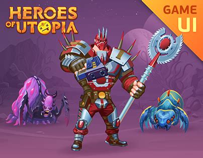 Heroes of Utopia Mobile Game UI | Behance