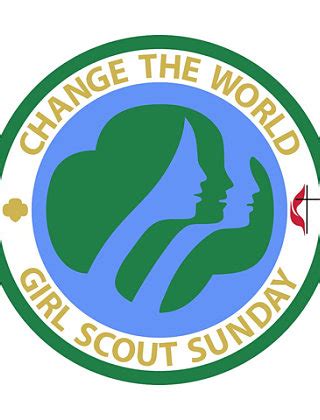 Girl Scout Sunday Patch · United Methodist Men