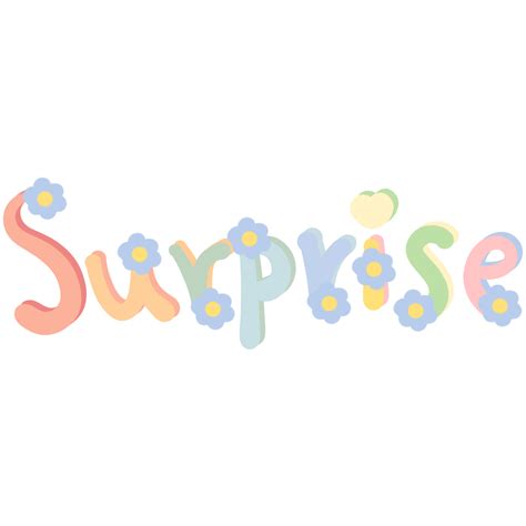 Surprise Word Images Clipart