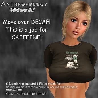 Second Life Marketplace - Move over Decaf! This is a job for Caffeine ...