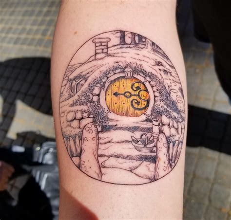 My Hobbit Hole Tattoo. Got it done while on my journey through New ...