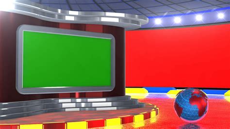 Royalty Green Screen News Studio High quality Videos And Images - MTC TUTORIALS