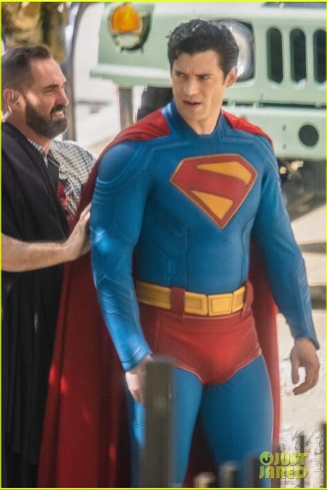 David Corenswet in Superman costume spotted on the Superman set - The ...