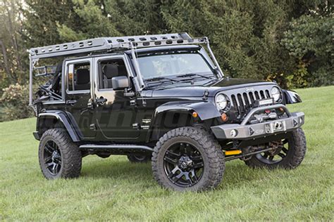 Jeep JK 4dr LOD Sliding Roof Rack Bare Steel - Jeep Unlimited Rubicon 2007-2018 | JRR0740 ...