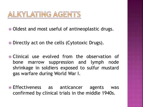 Alkylating agents